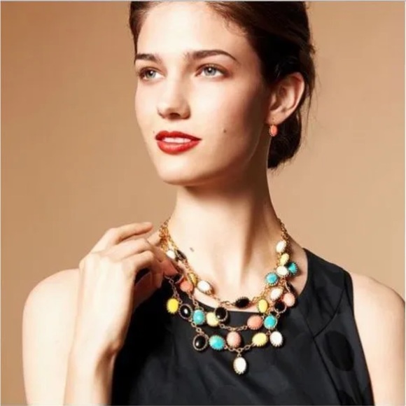 kate spade Jewelry Kate Spade Roped In Triple Strand Multi Color